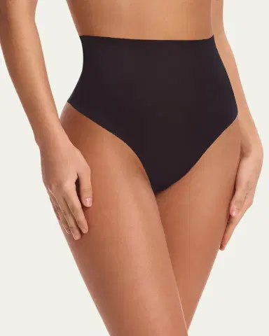 Commando Featherlight Control High-Rise Smoothing Thong | Thumbnail 4