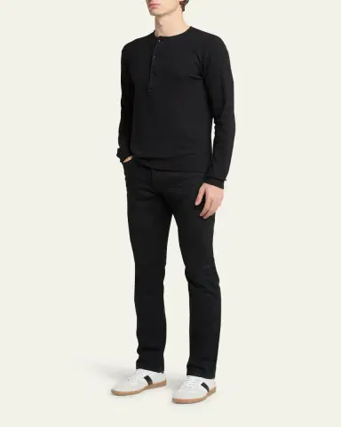 Tom Ford Men's Archer Suede and Leather Low-Top Sneakers | Thumbnail 3 Tom Ford Men's Archer Suede and Leather Low-Top Sneakers | Thumbnail 3