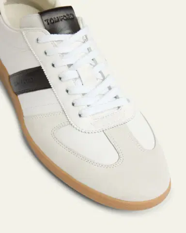 Tom Ford Men's Archer Suede and Leather Low-Top Sneakers | Thumbnail 5 Tom Ford Men's Archer Suede and Leather Low-Top Sneakers | Thumbnail 5