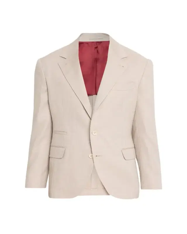 Brunello Cucinelli Linen Suit Jacket