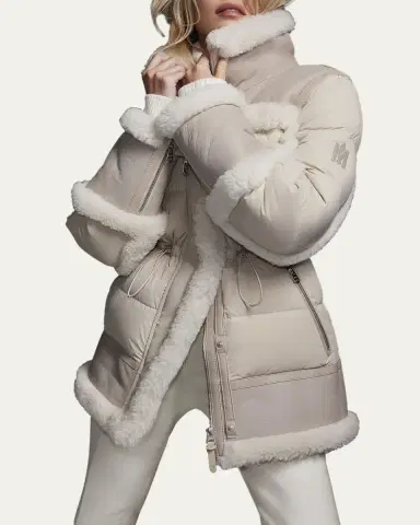 Mackage Lilibeth Mixed-Media Down Parka with Shearling and Leather | Thumbnail 9 Mackage Lilibeth Mixed-Media Down Parka with Shearling and Leather | Thumbnail 9