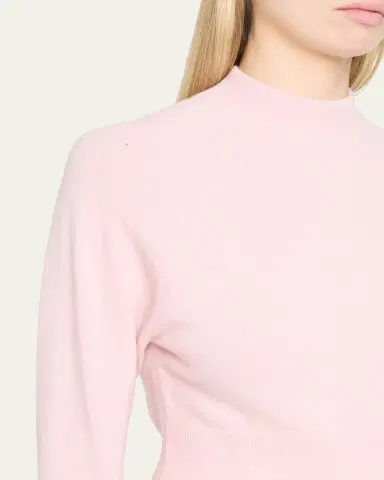 Jil Sander Wool-Cashmere Crop Crewneck Sweater | Thumbnail 5 Jil Sander Wool-Cashmere Crop Crewneck Sweater | Thumbnail 5