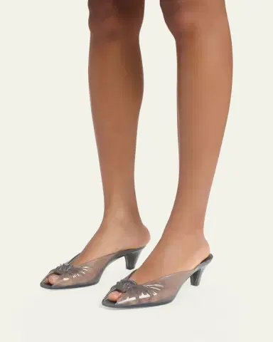 Chloé Knotted Jelly Mules | Thumbnail 2 Chloé Knotted Jelly Mules | Thumbnail 2