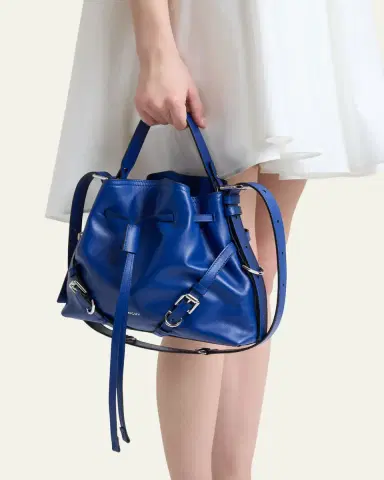 Givenchy Voyou Small Buckle Shoulder Bag in Leather | Thumbnail 2 Givenchy Voyou Small Buckle Shoulder Bag in Leather | Thumbnail 2