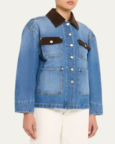 3.1 Phillip Lim Denim & Corduroy Chore Jacket | Thumbnail 4 3.1 Phillip Lim Denim & Corduroy Chore Jacket | Thumbnail 4