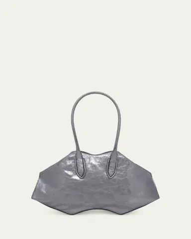 Alexander McQueen Manta Shoulder Bag in Metallic Leather | Thumbnail 2 Alexander McQueen Manta Shoulder Bag in Metallic Leather | Thumbnail 2