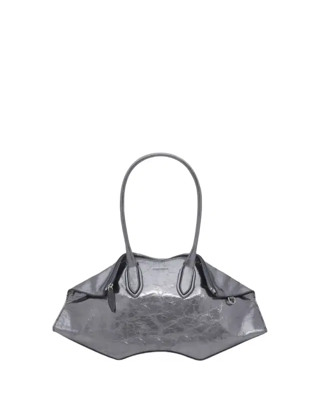 Manta Shoulder Bag in Metallic Leather
