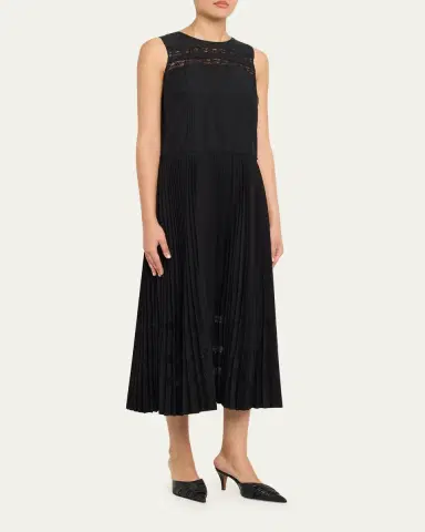 3.1 Phillip Lim Pleated A-Line Midi Dress | Thumbnail 4 3.1 Phillip Lim Pleated A-Line Midi Dress | Thumbnail 4