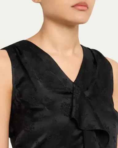 3.1 Phillip Lim Floral Silk Draped Midi Dress | Thumbnail 5 3.1 Phillip Lim Floral Silk Draped Midi Dress | Thumbnail 5