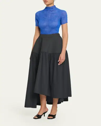 Issey Miyake Mute Winding Asymmetric Midi Skirt | Thumbnail 2