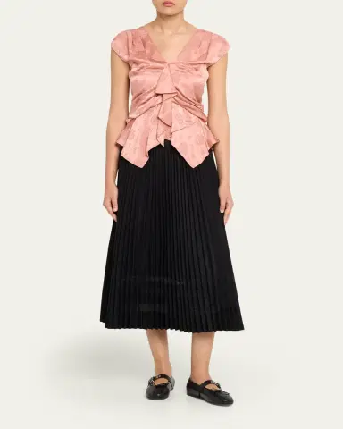 3.1 Phillip Lim Floral Silk Draped Top | Thumbnail 2 3.1 Phillip Lim Floral Silk Draped Top | Thumbnail 2