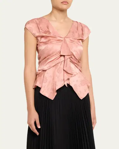 3.1 Phillip Lim Floral Silk Draped Top | Thumbnail 4 3.1 Phillip Lim Floral Silk Draped Top | Thumbnail 4
