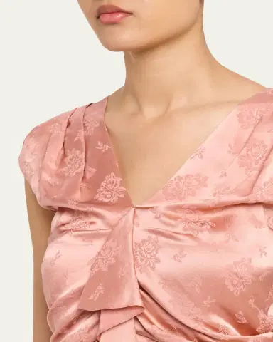 3.1 Phillip Lim Floral Silk Draped Top | Thumbnail 5 3.1 Phillip Lim Floral Silk Draped Top | Thumbnail 5