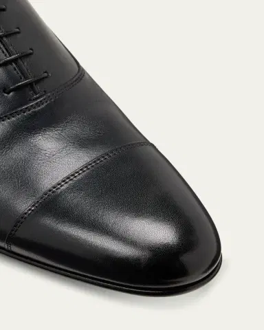 Santoni Men's Darian Calfskin Leather Oxfords | Thumbnail 3 Santoni Men's Darian Calfskin Leather Oxfords | Thumbnail 3