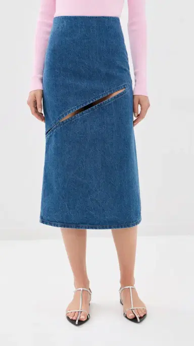 Jil Sander Denim Skirt Medium Denim 38 | Thumbnail 2 Jil Sander Denim Skirt Medium Denim 38 | Thumbnail 2