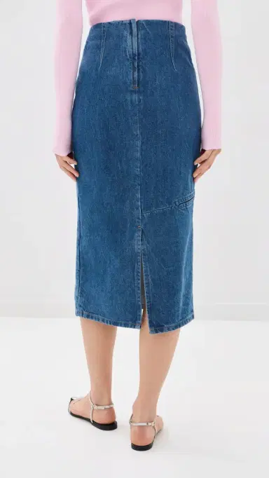 Jil Sander Denim Skirt Medium Denim 38 | Thumbnail 3 Jil Sander Denim Skirt Medium Denim 38 | Thumbnail 3