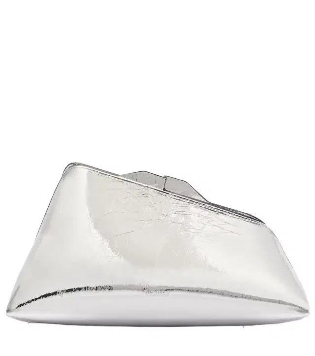 The Attico 8.30 PM oversized leather clutch