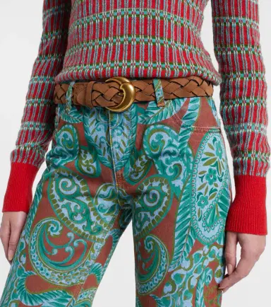 Etro Braided suede belt | Thumbnail 3