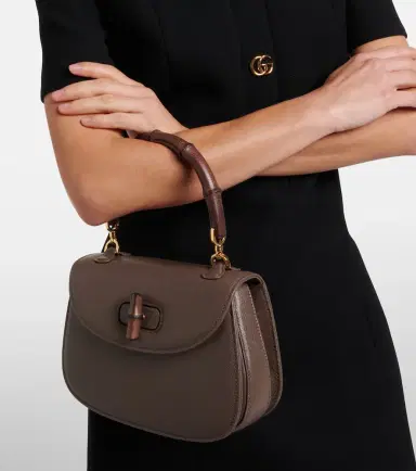 Gucci Bamboo 1947 Small leather top-handle bag | Thumbnail 5