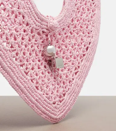 Jacquemus Spiaggia Coeur Small raffia top-handle bag | Thumbnail 4 Jacquemus Spiaggia Coeur Small raffia top-handle bag | Thumbnail 4