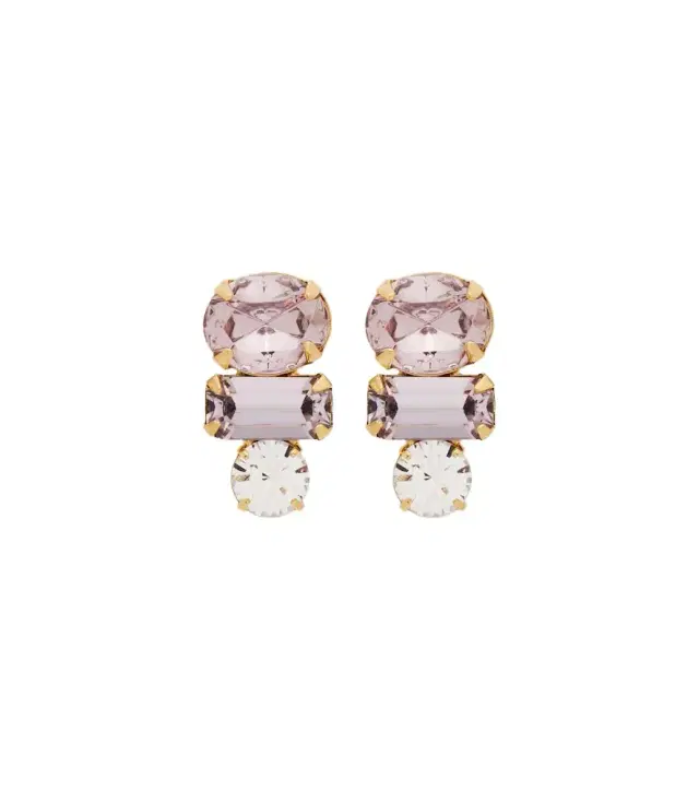 Jennifer Behr Patricia crystal-embellished earrings