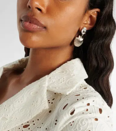 Jennifer Behr Capesante embellished drop earrings | Thumbnail 6