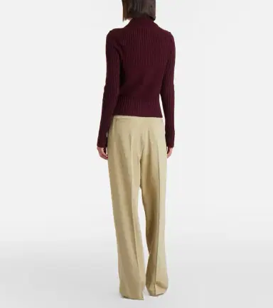 Victoria Beckham Pleated tapered pants | Thumbnail 4 Victoria Beckham Pleated tapered pants | Thumbnail 4