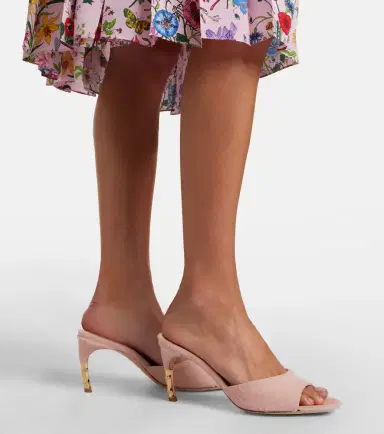 Gucci Castello calf hair mules | Thumbnail 5