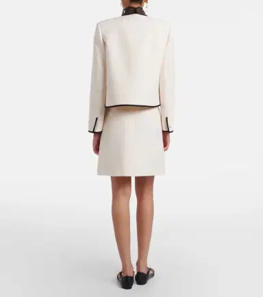 Valentino Crepe Couture VGold miniskirt | Thumbnail 5 Valentino Crepe Couture VGold miniskirt | Thumbnail 5