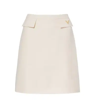 Valentino Crepe Couture VGold miniskirt | Thumbnail 1 Valentino Crepe Couture VGold miniskirt | Thumbnail 1