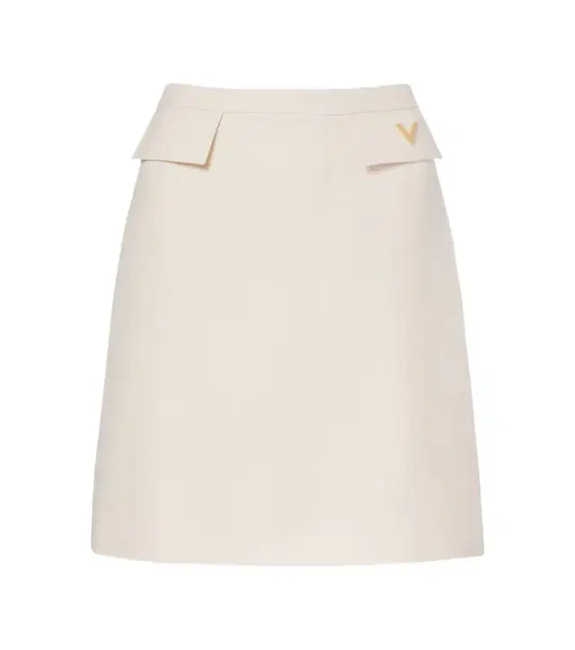 Valentino Crepe Couture VGold miniskirt