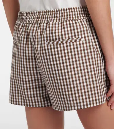 Valentino Gingham cotton poplin shorts | Thumbnail 3 Valentino Gingham cotton poplin shorts | Thumbnail 3