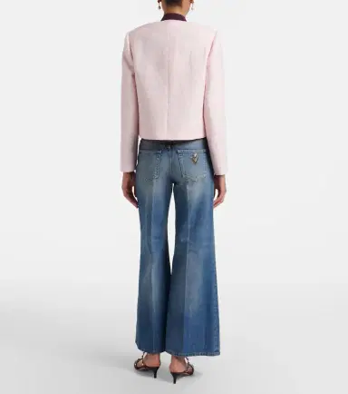 Valentino VGold wide-leg faded jeans | Thumbnail 6 Valentino VGold wide-leg faded jeans | Thumbnail 6