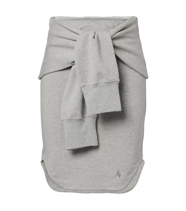 The Attico Layered cotton-blend miniskirt