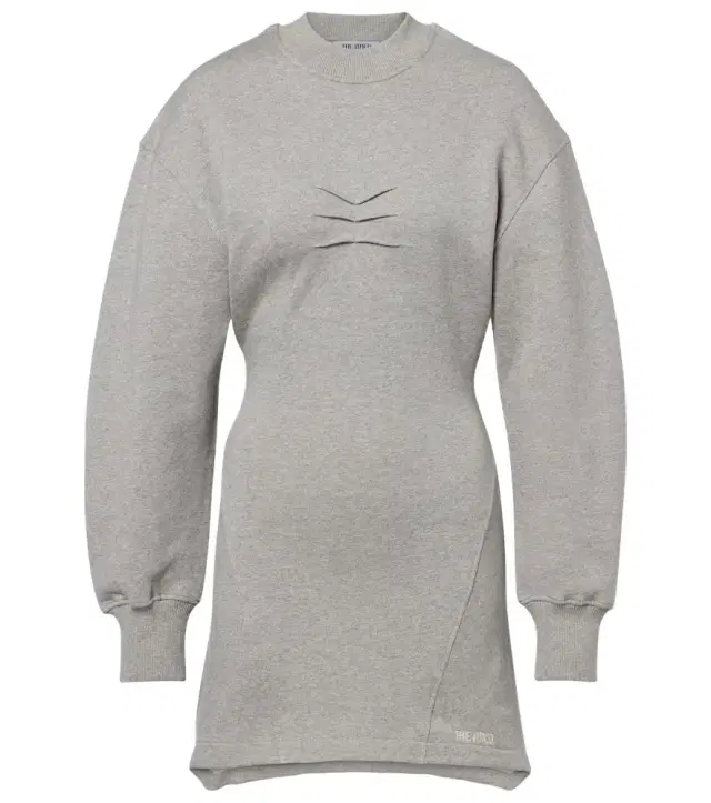 The Attico Cotton jersey sweatshirt dress