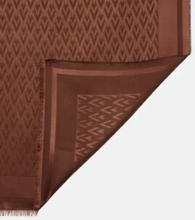 Valentino Toute la V silk and wool scarf | Thumbnail 2