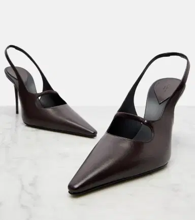 Alaïa Alaïa Drop leather slingback pumps | Thumbnail 2
