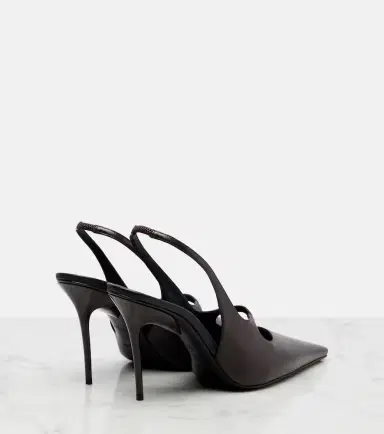 Alaïa Alaïa Drop leather slingback pumps | Thumbnail 3