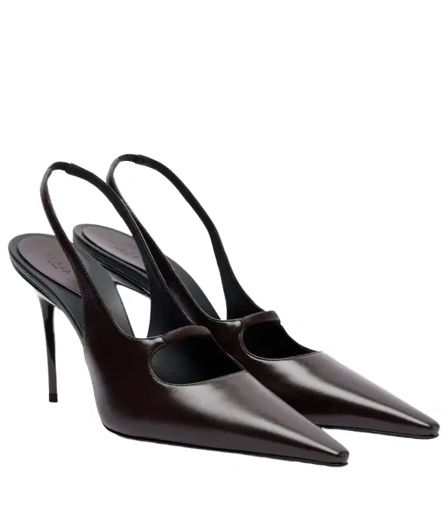 Alaia Alaïa Drop leather slingback pumps
