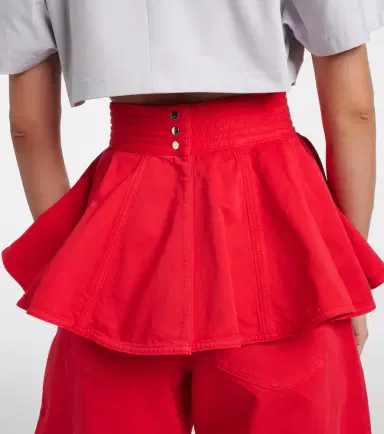 Alaïa Alaïa Peplum denim belt | Thumbnail 3