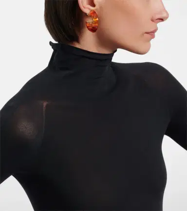 Alaïa Alaïa Edge hoop earrings | Thumbnail 6