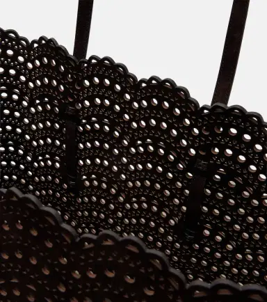 Alaia Alaïa Mina 37 Large leather tote bag | Thumbnail 4