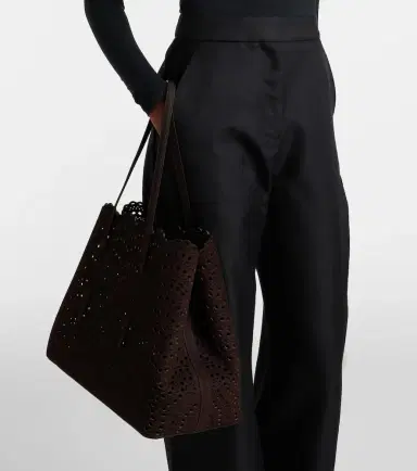 Alaia Alaïa Mina 37 Large leather tote bag | Thumbnail 6