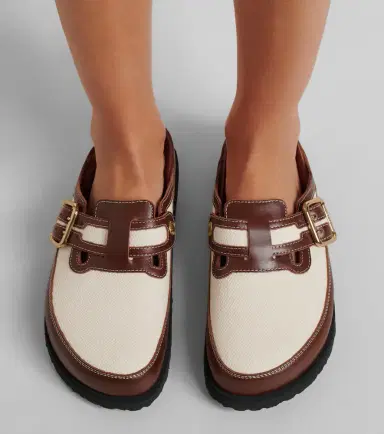 Birkenstock 1774 Boston leather-trimmed woven clogs | Thumbnail 5 Birkenstock 1774 Boston leather-trimmed woven clogs | Thumbnail 5