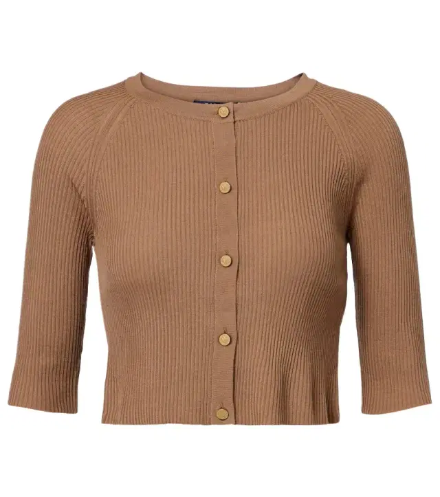 'S Max Mara Cropped virgin wool cardigan