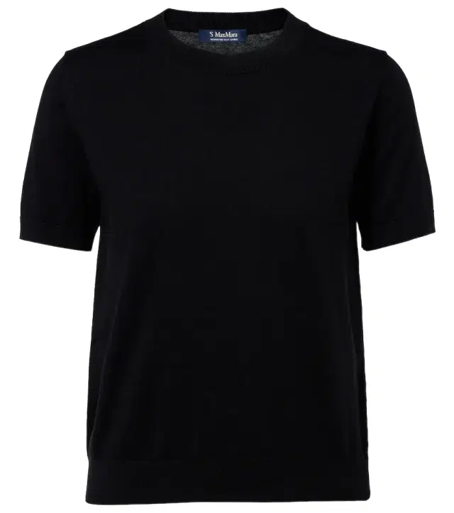 Cotton, silk, and cashmere top