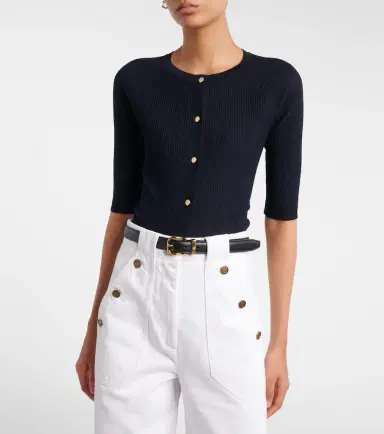 'S Max Mara 'S Max Mara Cropped virgin wool cardigan | Thumbnail 4
