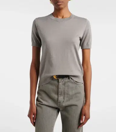 'S Max Mara Cotton, silk, and cashmere top | Thumbnail 2