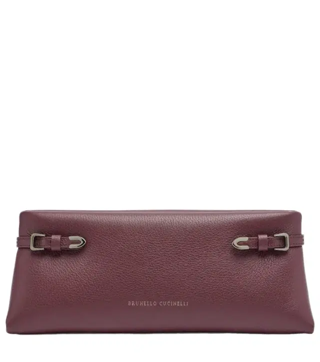 Brunello Cucinelli Small leather clutch