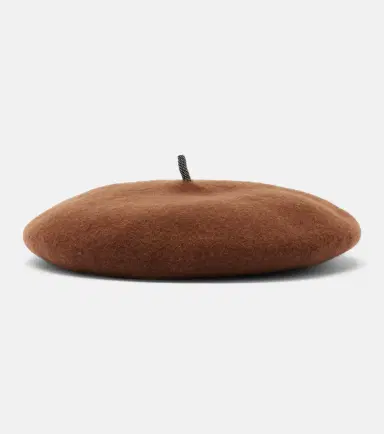 Brunello Cucinelli Monili wool beret | Thumbnail 2